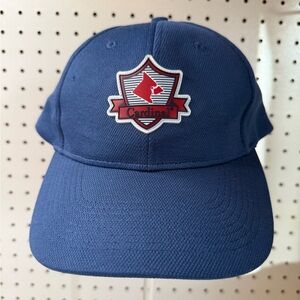 Blue Cardinal Logo Cap Authentic Ahead Performance Adjustable OSFA Baseball Hat